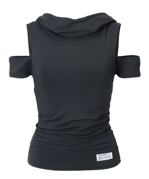 Muted Hoodie Top (navy)