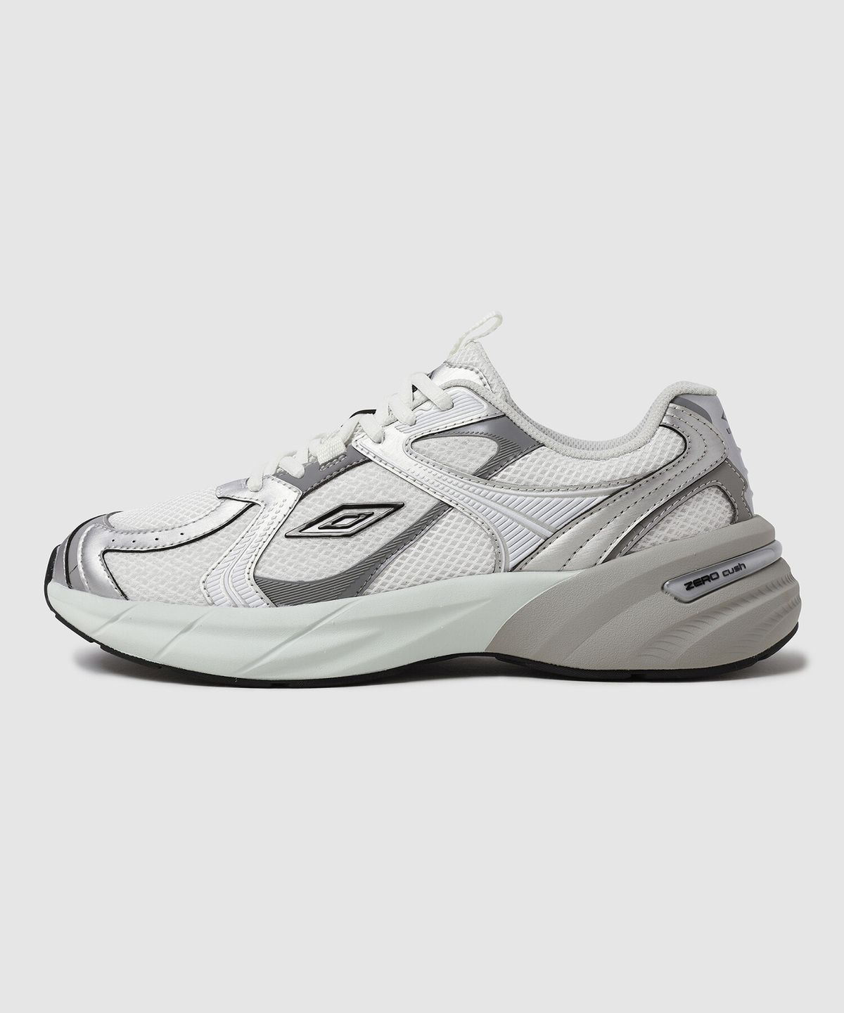 엄브로(UMBRO) POST RUN- MESH (포스트런- 메쉬) 화이트 그레이(UQ323CTP70)
