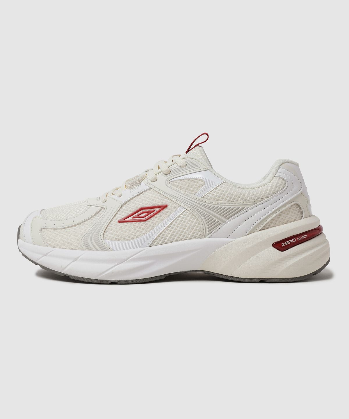 엄브로(UMBRO) POST RUN- MESH (포스트런- 메쉬) 화이트 레드(UQ323CTP70)