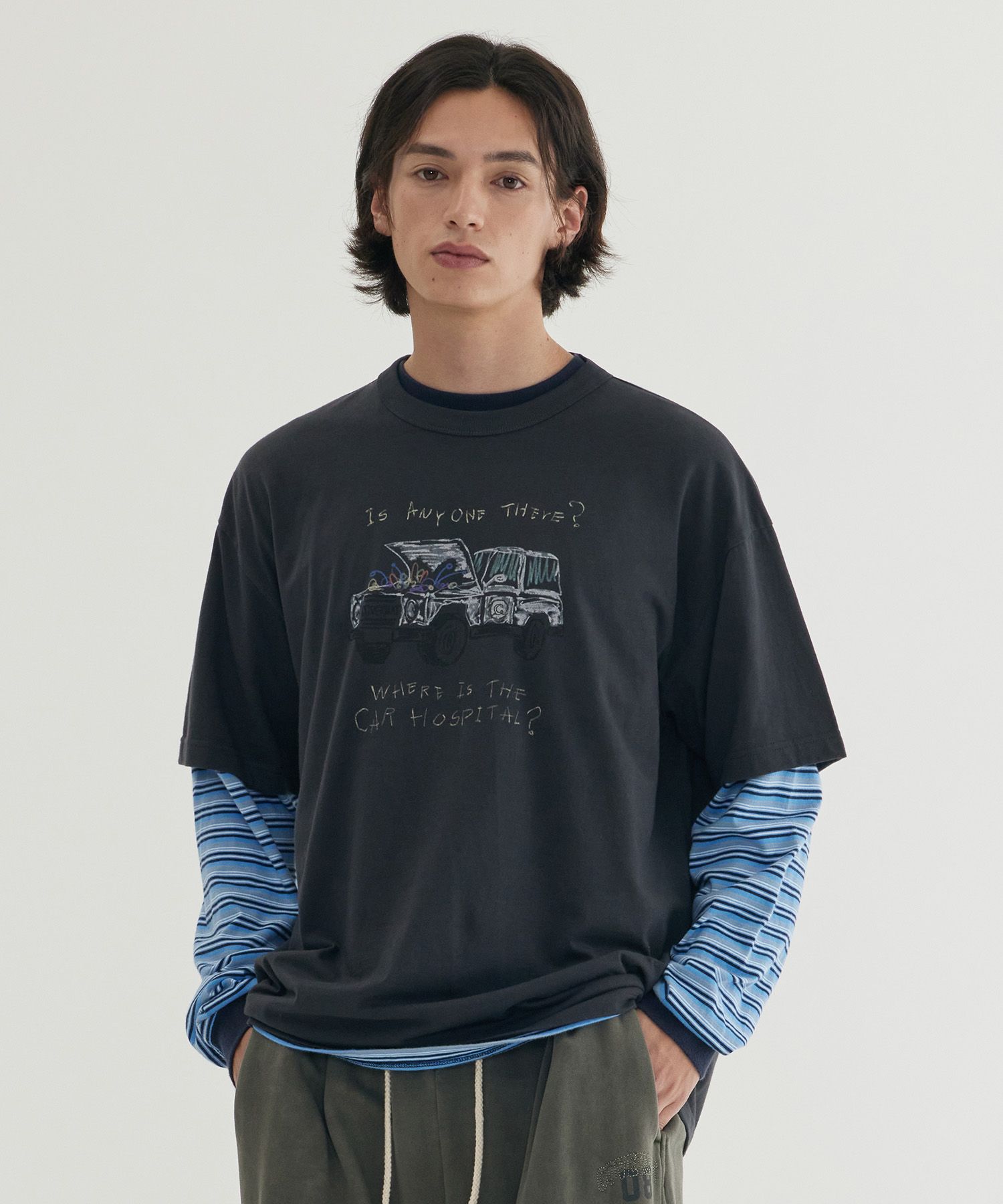 Tシャツ・カットソー COVERNAT CoverNatXWrangler 08 Vintage T-Shirt Black Covernat | Official Store – Shop Trendy Fashion at MUSINSA