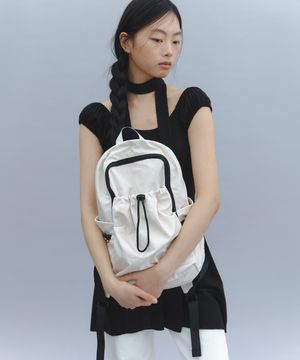 쉐이드 스트링 백팩 - 아이보리
