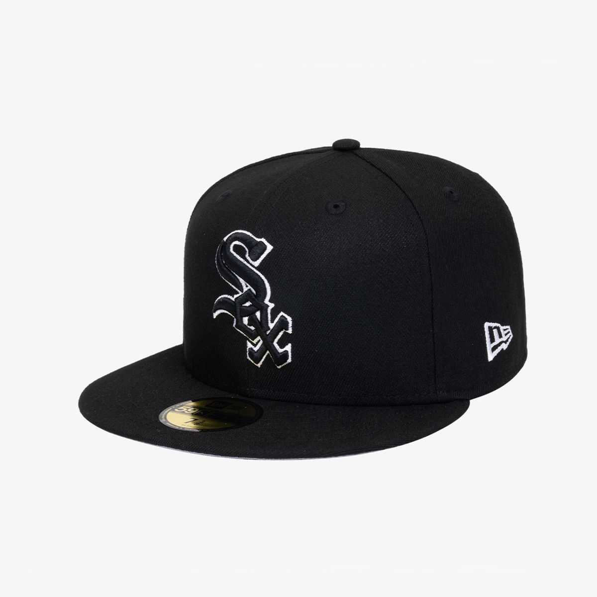 뉴에라(NEW ERA) MLB 시카고 화이트삭스 베이직 아웃라인 사이즈캡 블랙 11941974