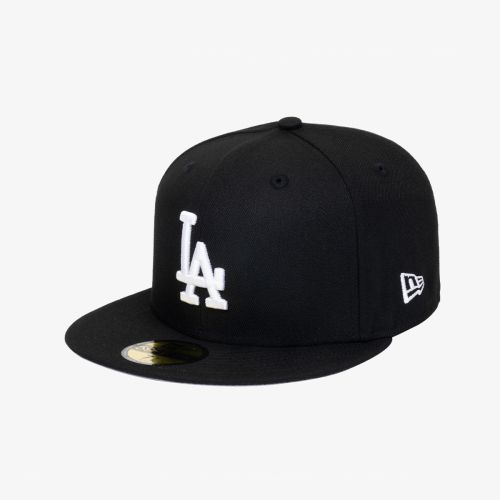 MLB LA다저스 베이직 사이즈캡 블랙/화이트 11591149