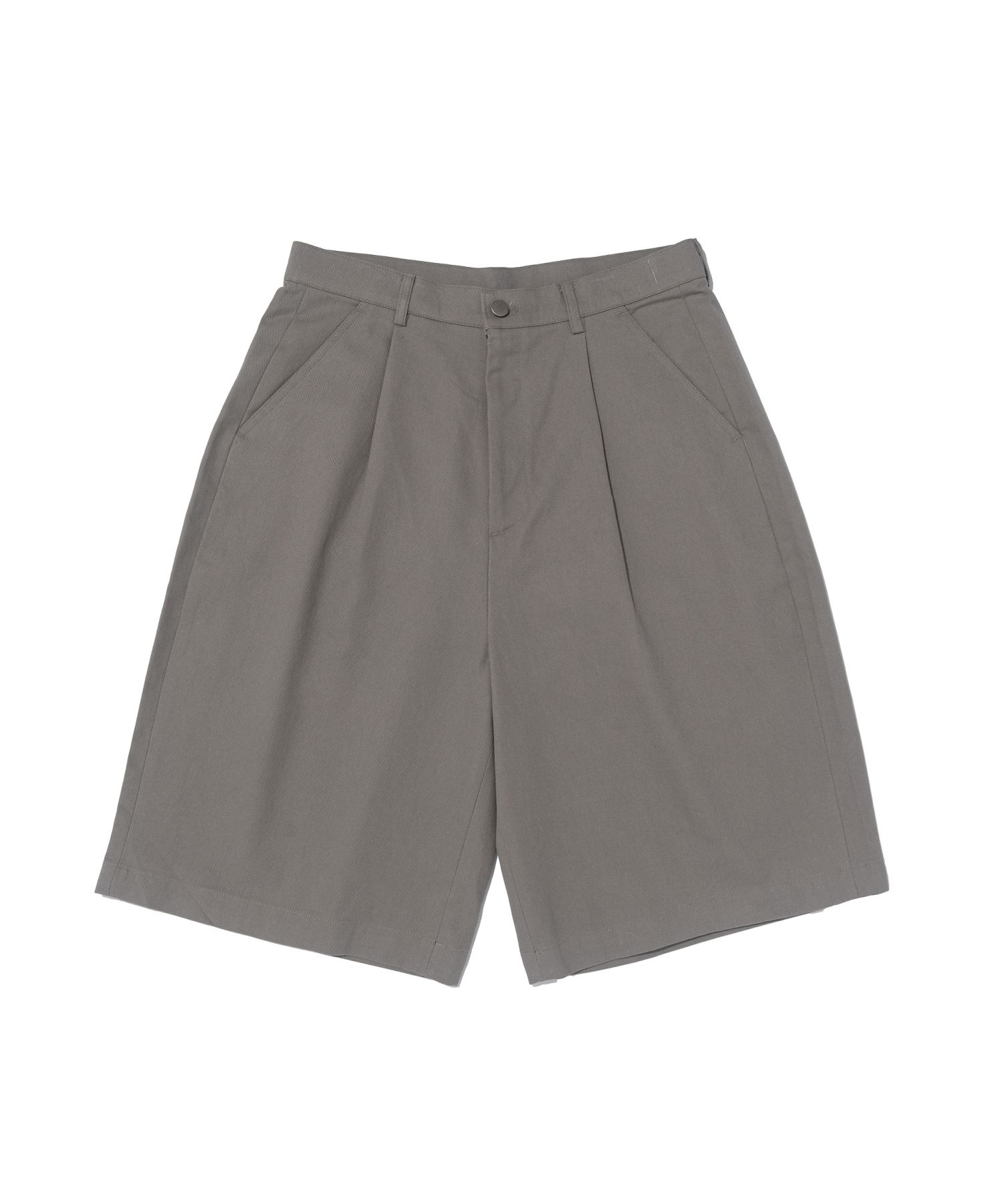 ★MUSINSA STANDARD★ One Tuck Cargo Bermuda Pants Dark Gray MUSINSA | CARGOBROS Premium Cotton One-Tuck Bermuda Pants (Gray)