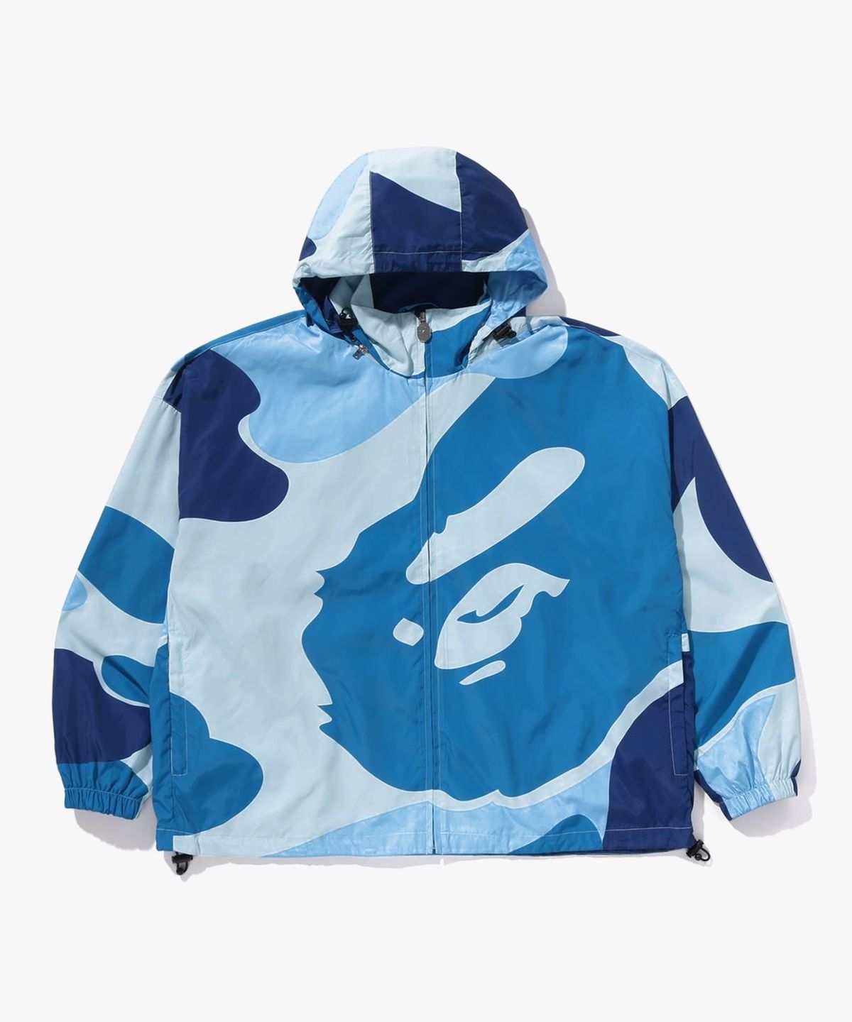 베이프(BAPE) ABC 카모 나일론 후드 자켓(M) BLUE