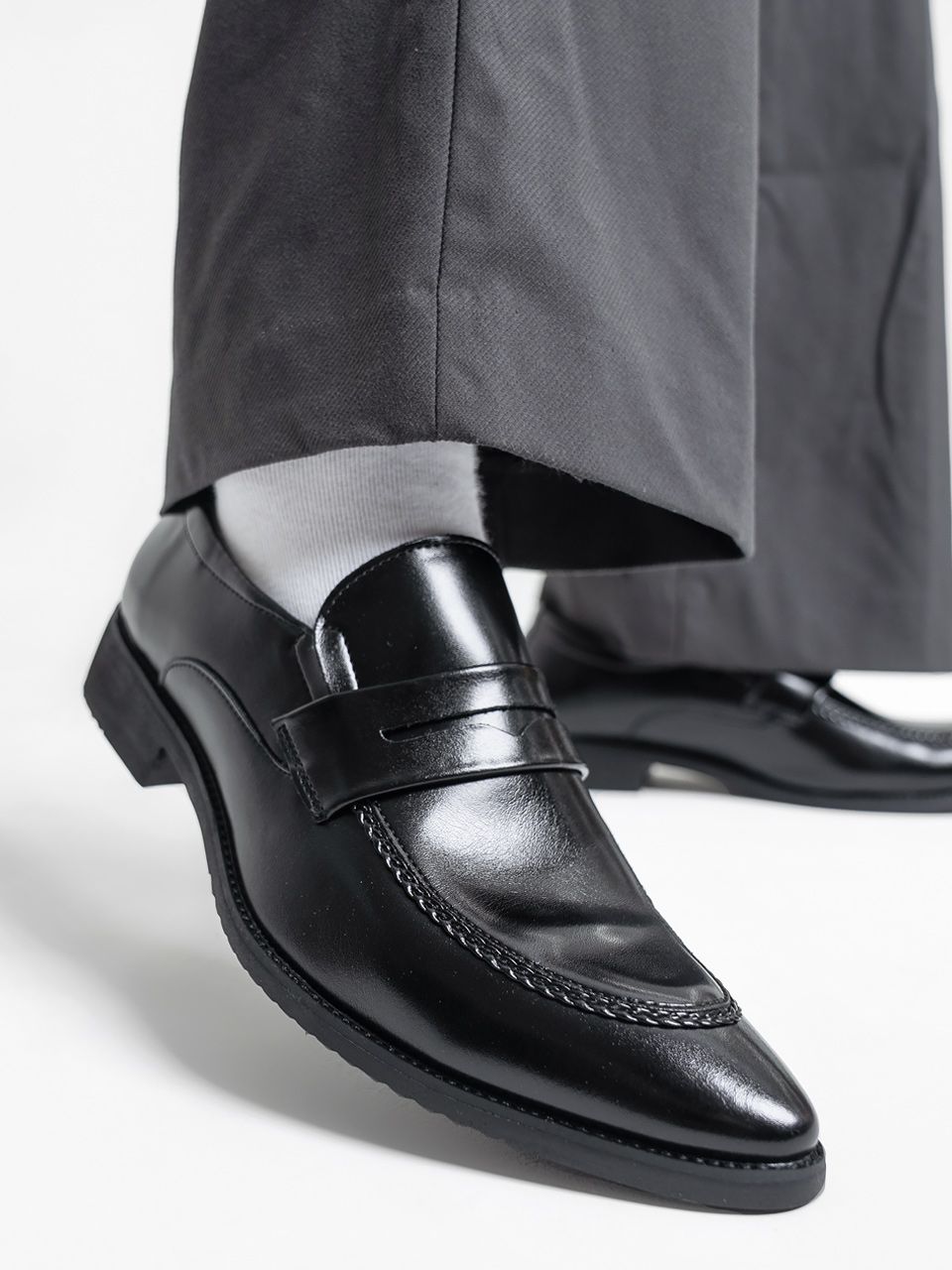 【関税込み】Soulland ブラック Moog l ローファー MOOG_metal_loafers-Footwear-