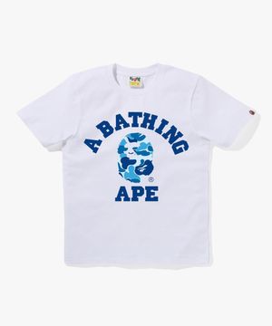 ABC 카모 콜리지 티셔츠(W) WHITE/BLUE