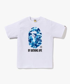 ABC 카모 BY BATHING APE 티셔츠(M) WHITE/BLUE