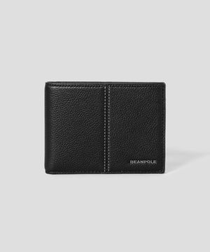 스티치 미니지갑  블랙