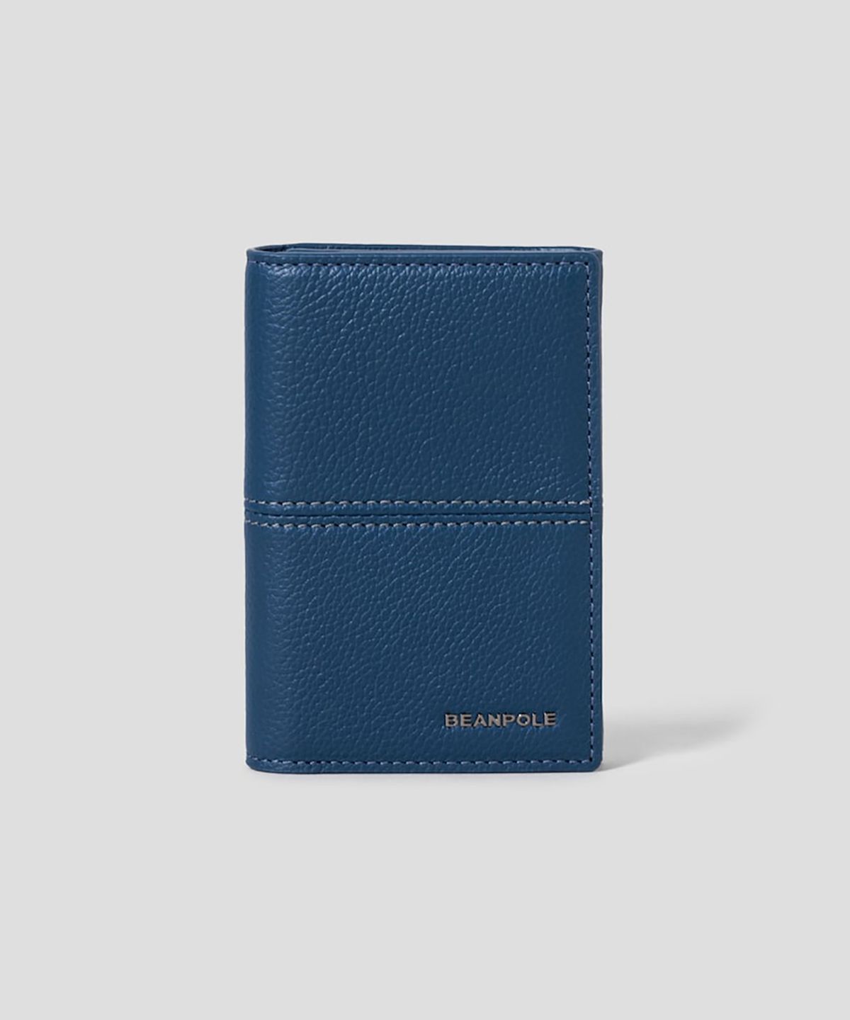 빈폴 액세서리(BEANPOLE ACCESSORY) 스티치 명함지갑  블루