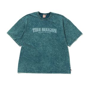 ARCH LOGO SHORT SLEEVE WASHED INDIGO