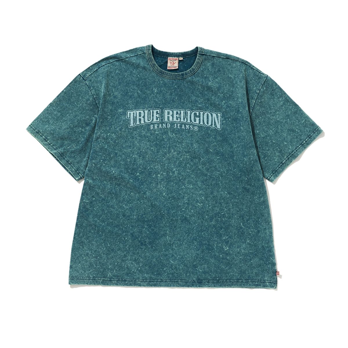 트루릴리젼(TRUERELIGION) ARCH LOGO SHORT SLEEVE WASHED INDIGO