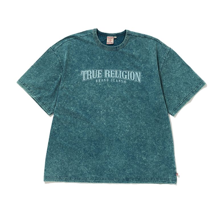 ARCH LOGO SHORT SLEEVE WASHED INDIGO