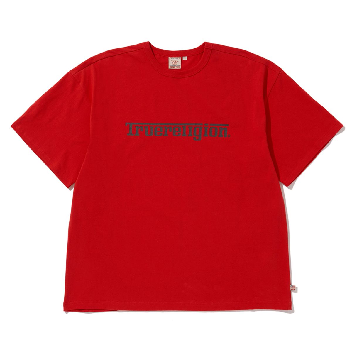 트루릴리젼(TRUERELIGION) CRAZY HORSE SHORT SLEEVE RED