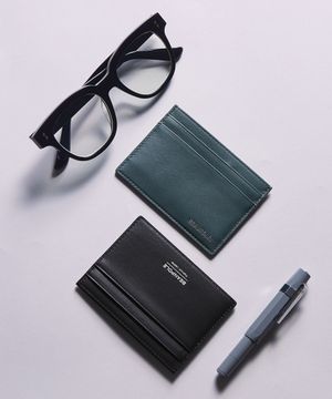 노블 낱장 카드지갑  올리브