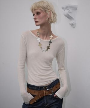 Essential Layered Long Sleeve [Ivory]