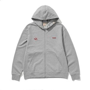 HUSTLE CLASSIC ZIP UP MELANGE