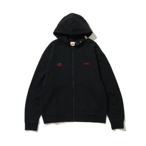 HUSTLE CLASSIC ZIP UP BLACK
