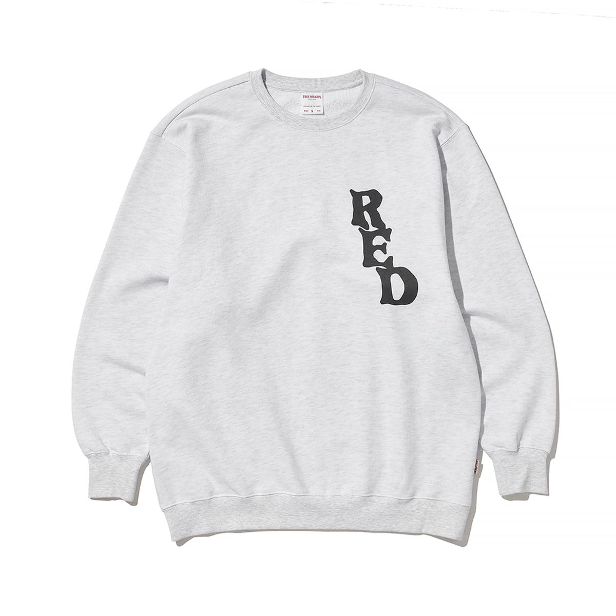 트루릴리젼(TRUERELIGION) RED CREW NECK GREY
