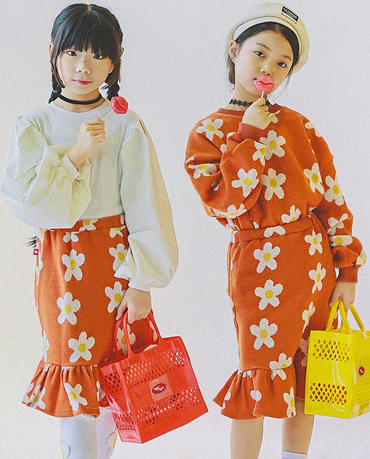 베이비블리(BABYBLEE) D23353 계란꽃 스커트