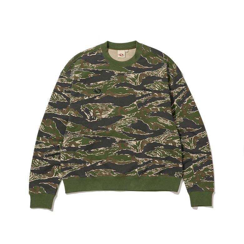 HUSTLE CLASSIC SWEAT SHIRT CAMO