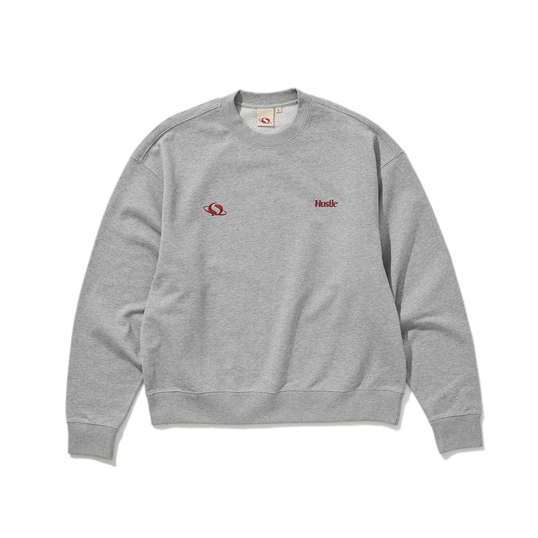 HUSTLE CLASSIC SWEAT SHIRT MELANGE