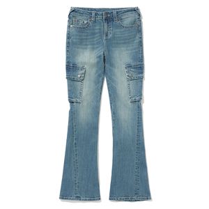 SIGNATURE BOOTCUT PANTS WASHED INDIGO
