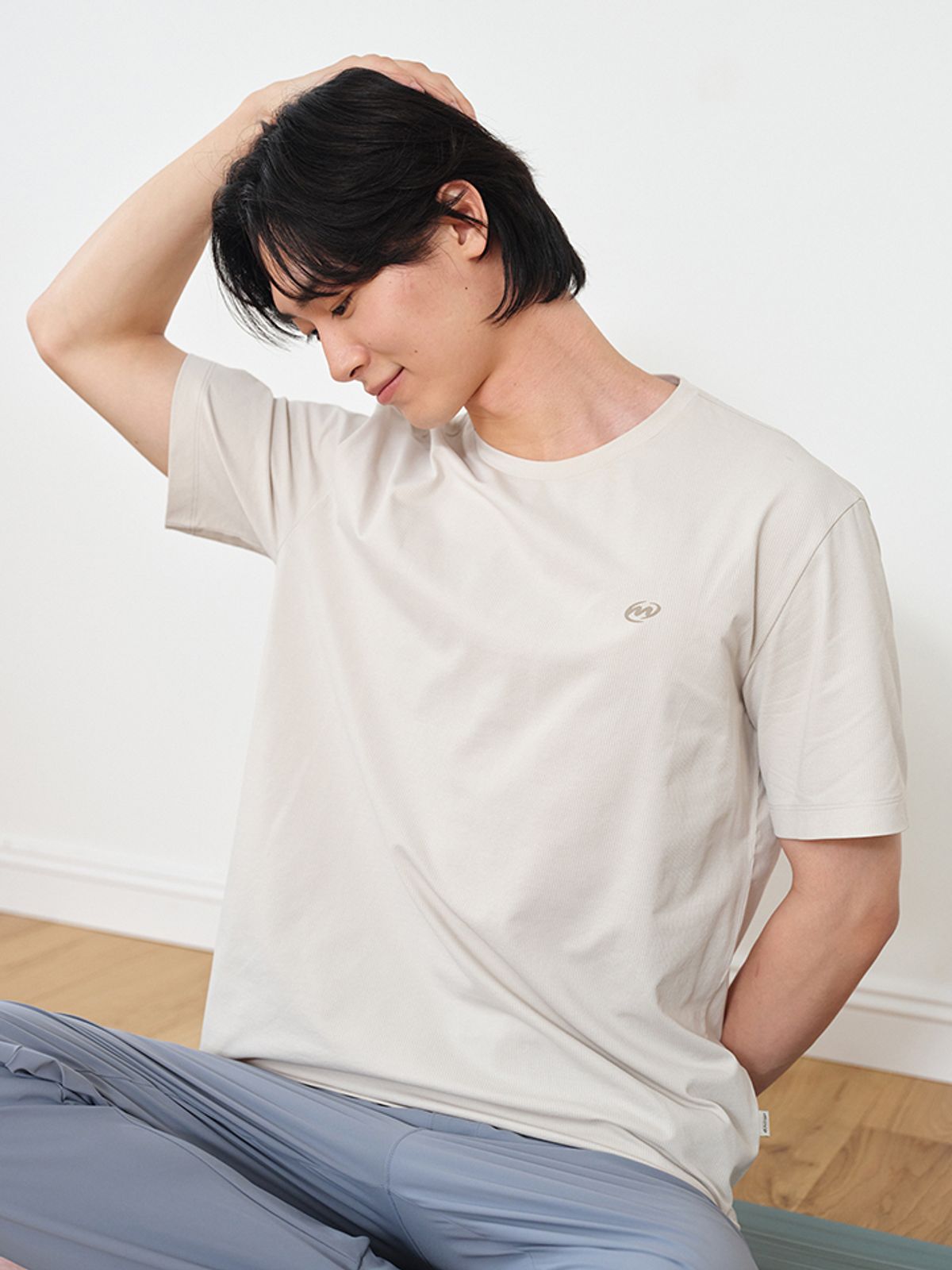 폴햄(POLHAM) 남성) 무브 와플 러닝 반팔티_PHG5TS1720