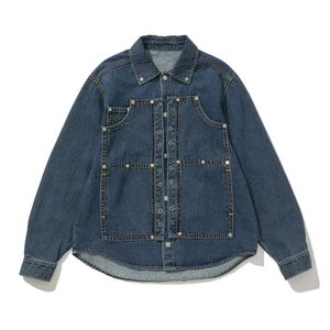 BIG T DENIM WORK SHIRT INDIGO