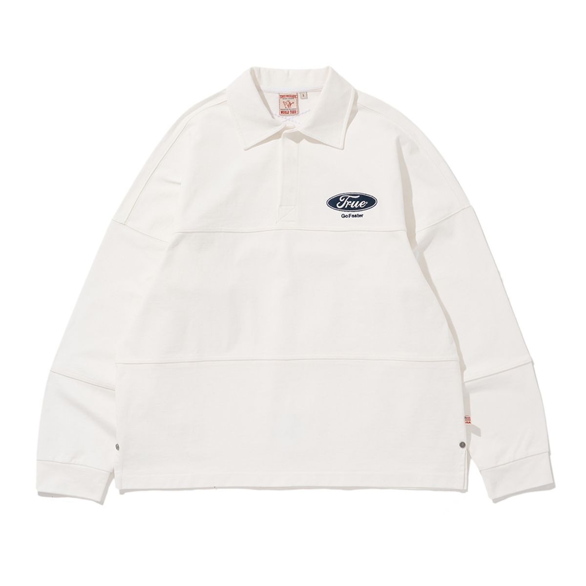 트루릴리젼(TRUERELIGION) FASTER RUGBY SHIRT WHITE
