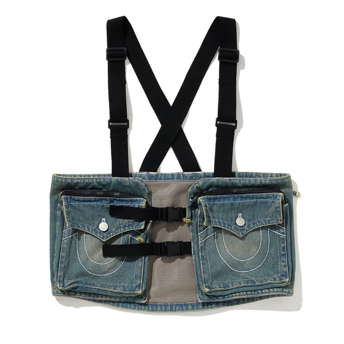 트루릴리젼(TRUERELIGION) BULLETPROOF UTILITY VEST INDIGO