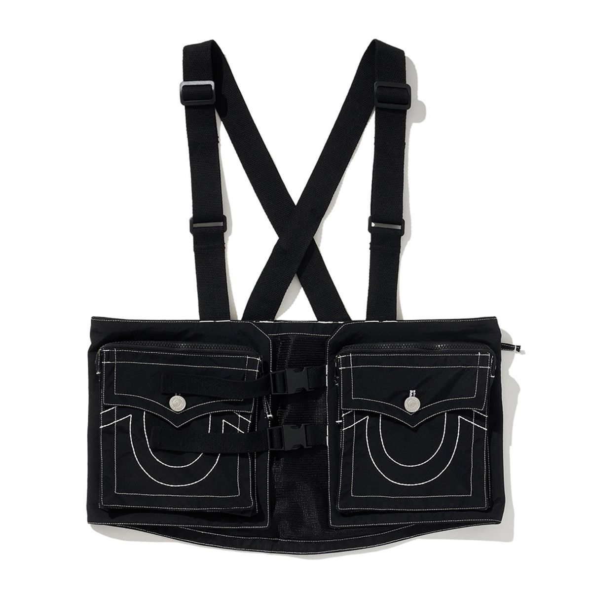 트루릴리젼(TRUERELIGION) BULLETPROOF UTILITY VEST BLACK