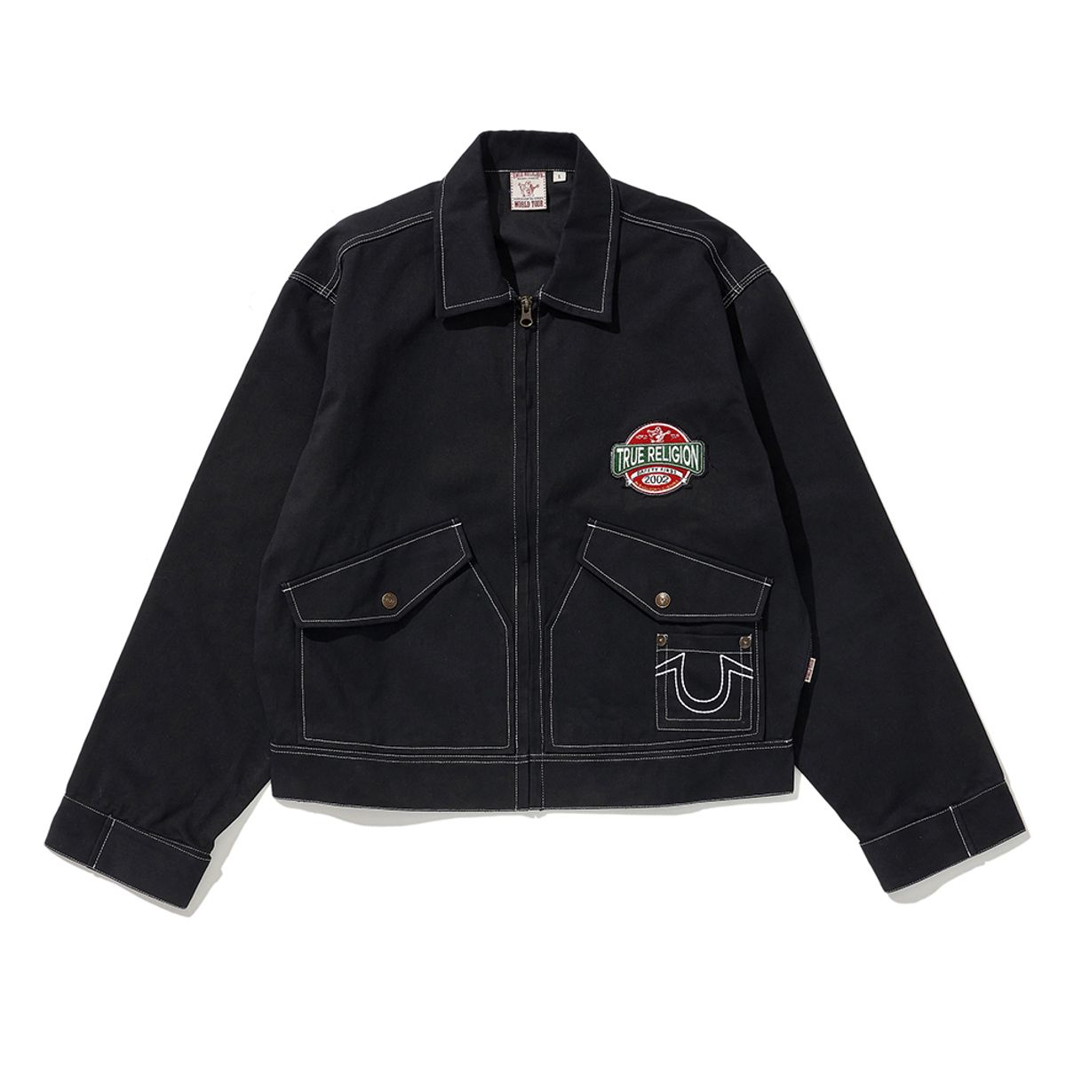 트루릴리젼(TRUERELIGION) MECHANIC BLOUSON BLACK
