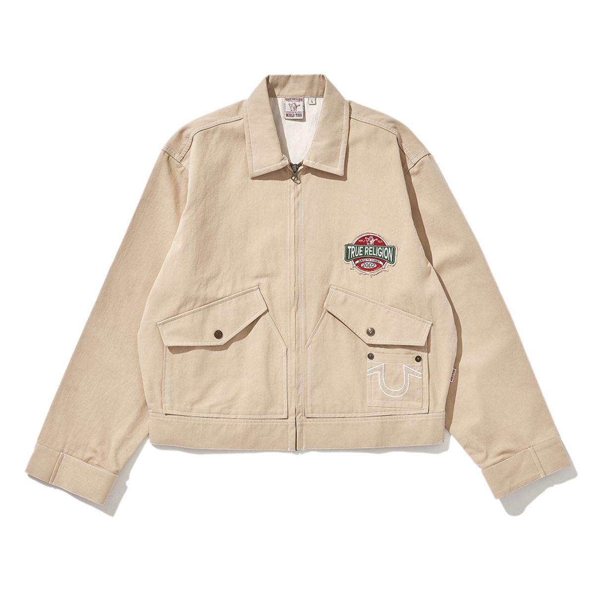 트루릴리젼(TRUERELIGION) MECHANIC BLOUSON BEIGE