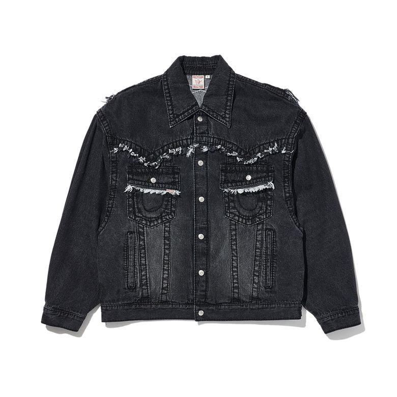 CAUTION CROSS TRUCKER JACKET BLACK