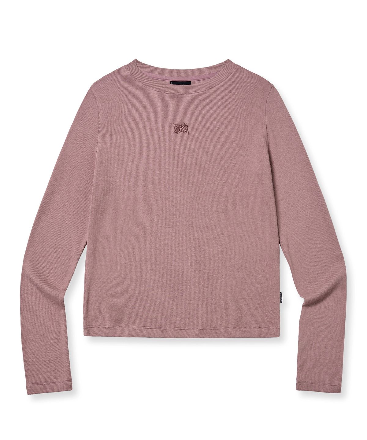 브라운브레스(BROWNBREATH) W SLIM LONGSLEEVE TEE - PINK