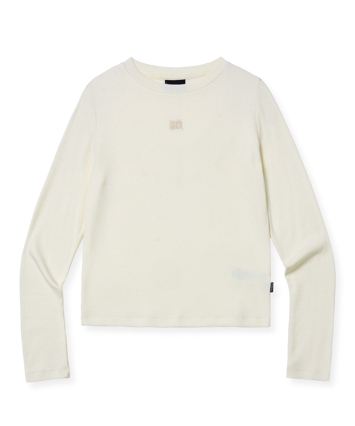 브라운브레스(BROWNBREATH) W SLIM LONGSLEEVE TEE - IVORY