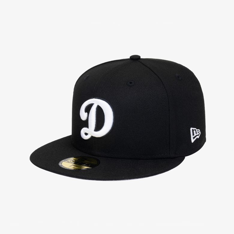 MLB LA다저스 D 로고 베이직 사이즈캡 블랙/화이트 11591146