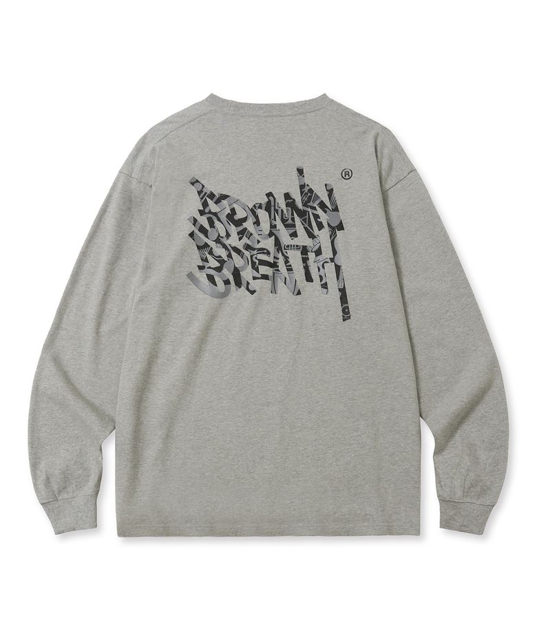 INSTRUMENTAL TAG LONGSLEEVE - MELANGE GREY