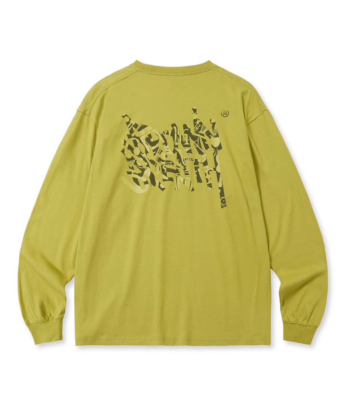 브라운브레스(BROWNBREATH) INSTRUMENTAL TAG LONGSLEEVE - LIME