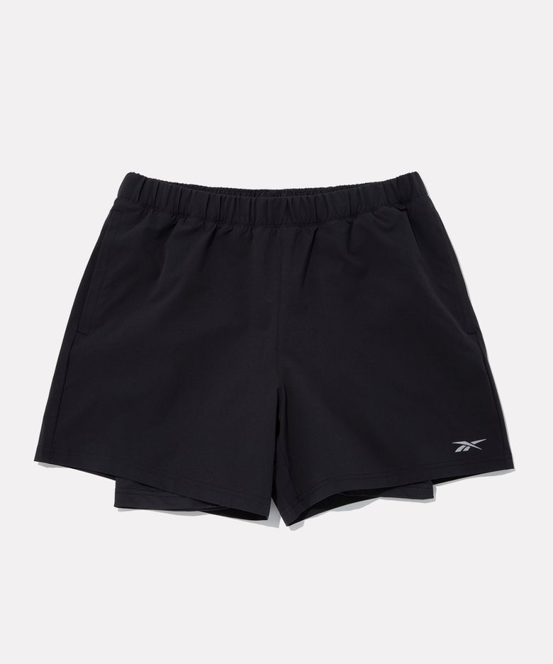 2 IN 1 러닝 쇼츠 - 블랙 / 100242114