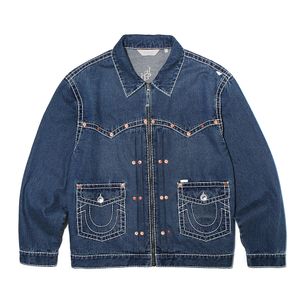 TRUE RELIGION X FETCH DENIM JACKET INDIGO