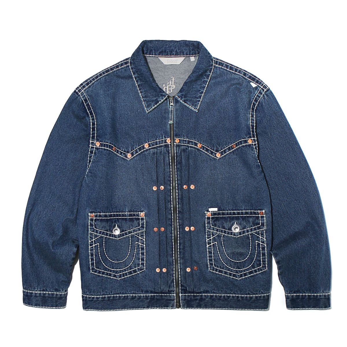 트루릴리젼(TRUERELIGION) TRUE RELIGION X FETCH DENIM JACKET INDIGO