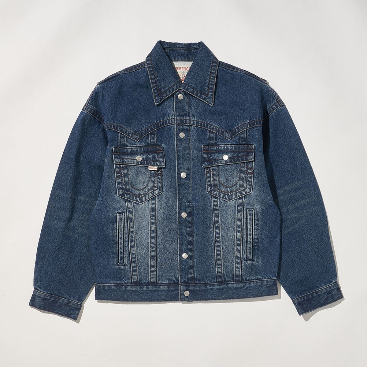 트루릴리젼(TRUERELIGION) DENIM FIELD TRUCKER JACKET INDIGO