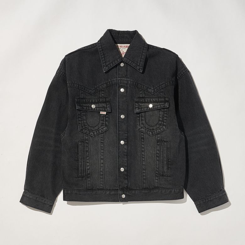 DENIM FIELD TRUCKER JACKET BLACK