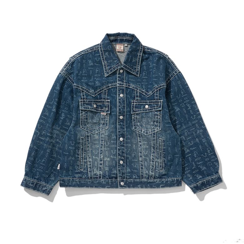 HIEROGLYPHIC TRUCKER INDIGO
