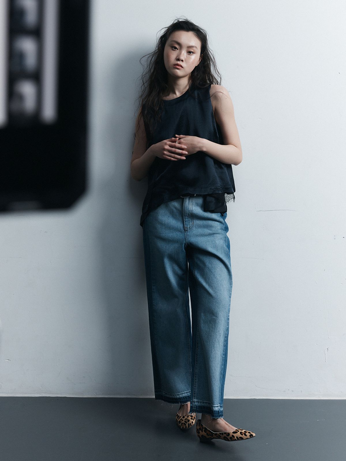 하우스공칠이씨(HAUS072C) LOOSE JEANS BLUE
