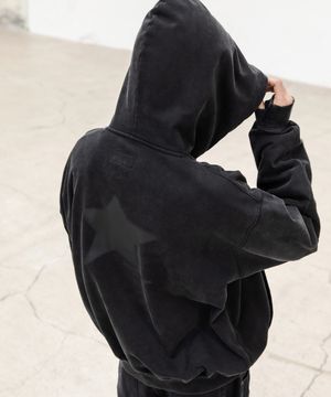 아스트라 워시드 후디 [워시드 블랙]