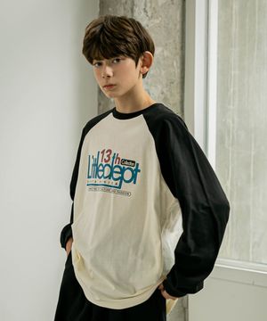 어센틱 라글란 티셔츠 Black