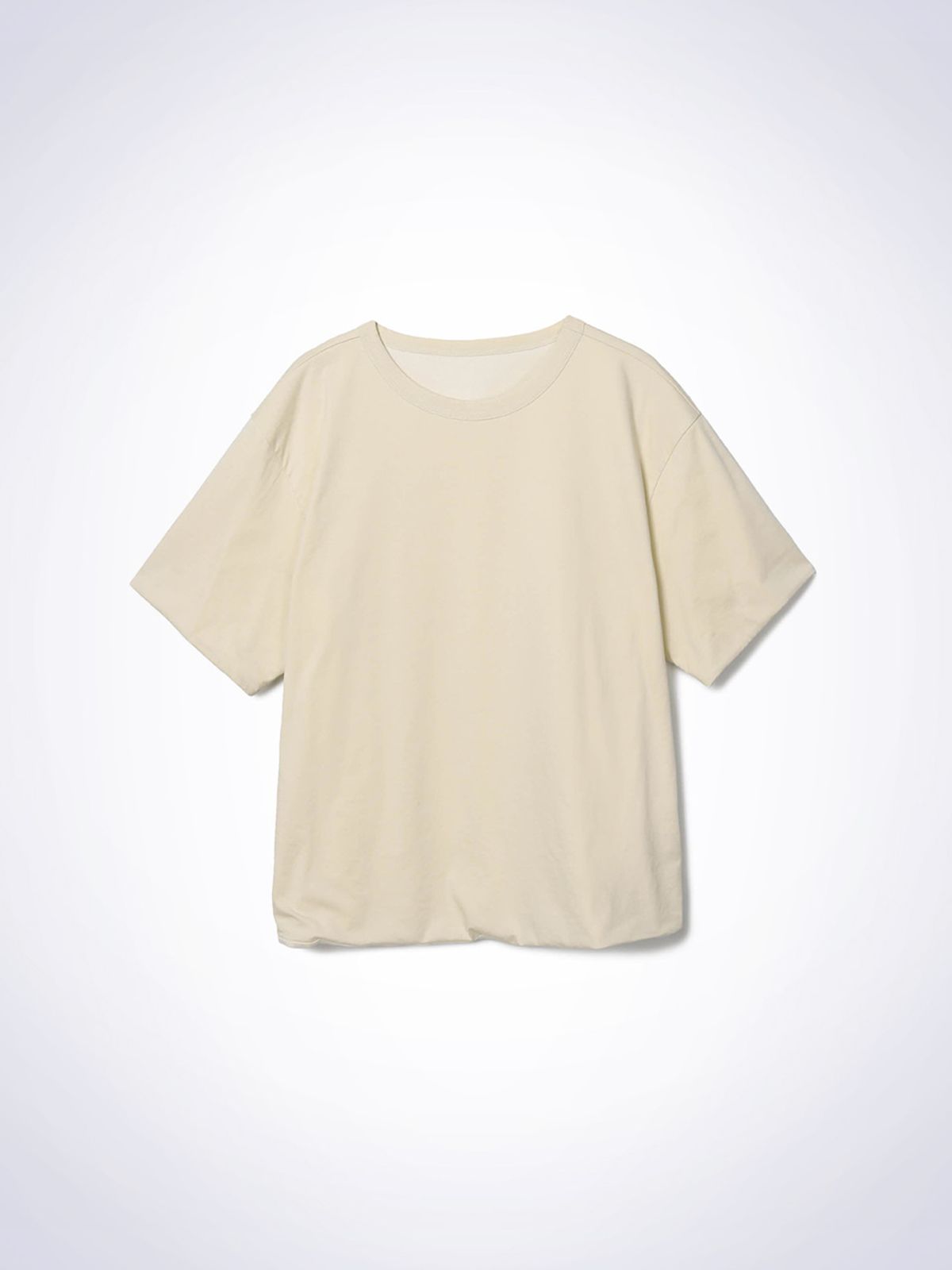하우스공칠이씨(HAUS072C) TWO TONE T-SHIRTS LIGHT BEIGE